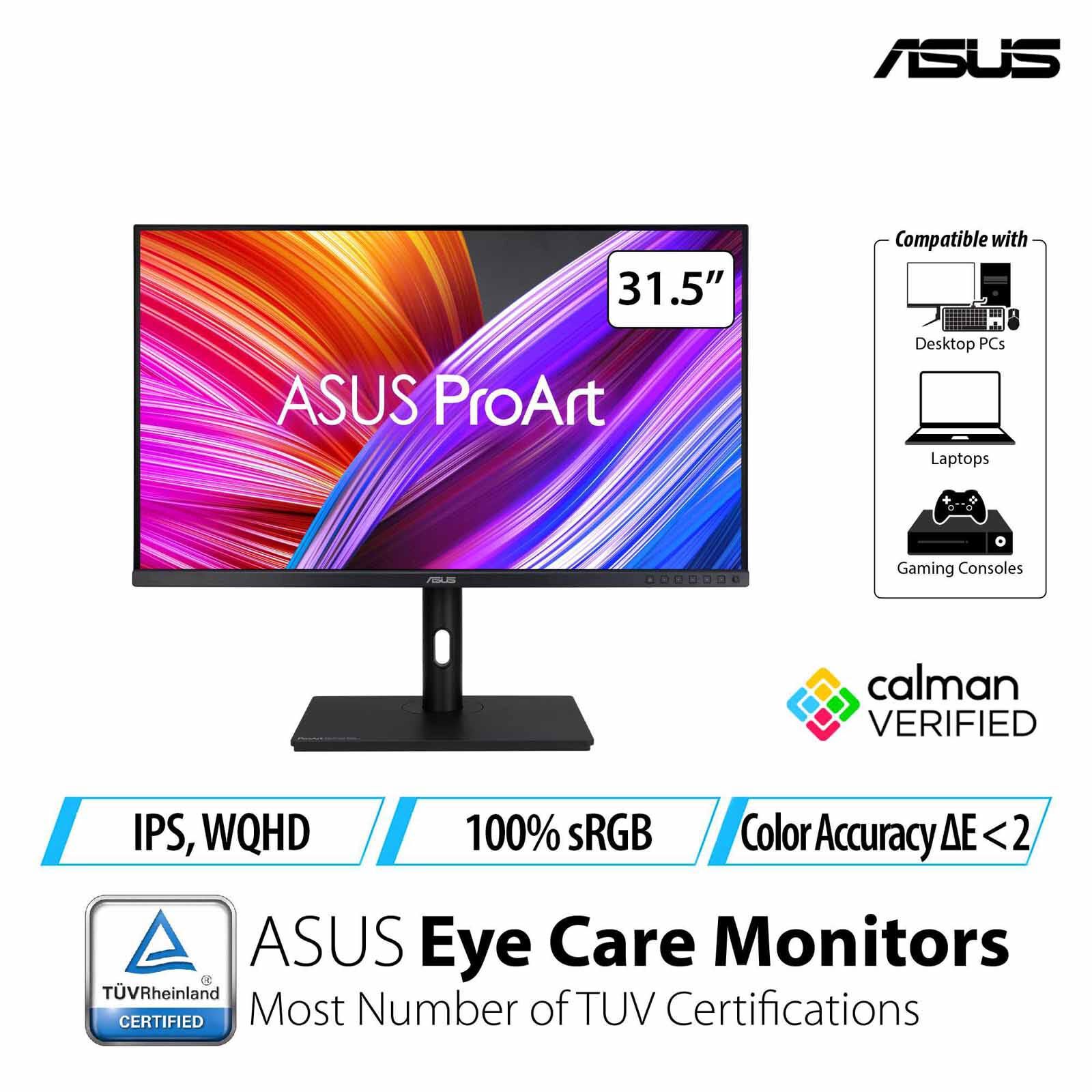 ASUS 31.5in Proart Qhd 75hz Monitor PA328QV-image 1