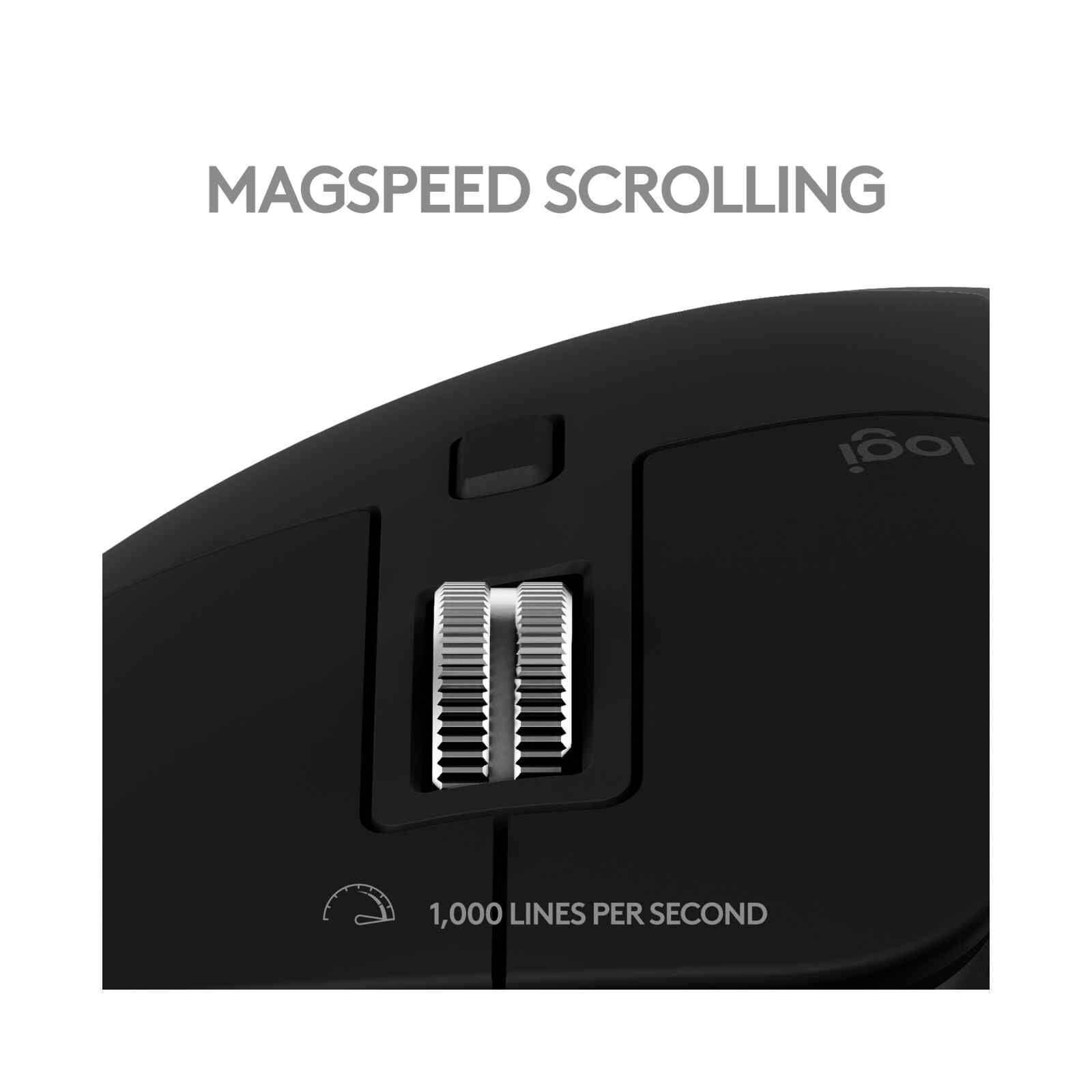 LOGITECH Mx Master 3s For Mac Mouse Space Grey 910-006573-image 4