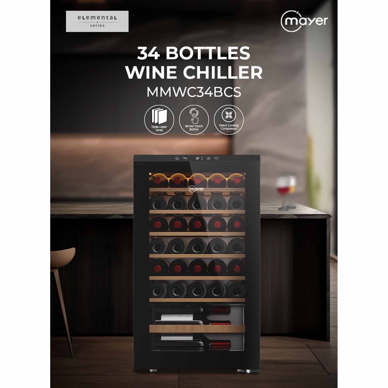 MAYER Wine Chiller (34 Bottles) MMWC34BCS-image 7