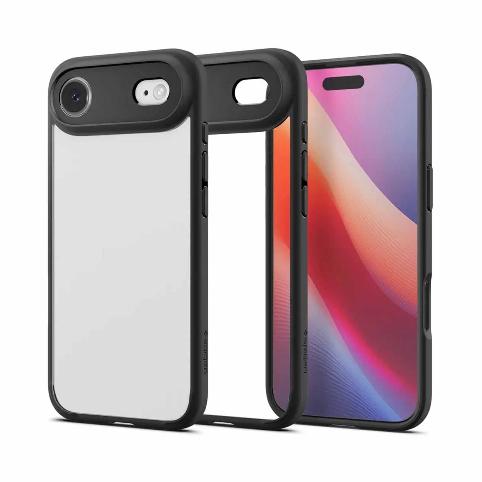 SPIGEN Iphone 17 Air Ultra Hybrid Matte Black ACS10310-image 1