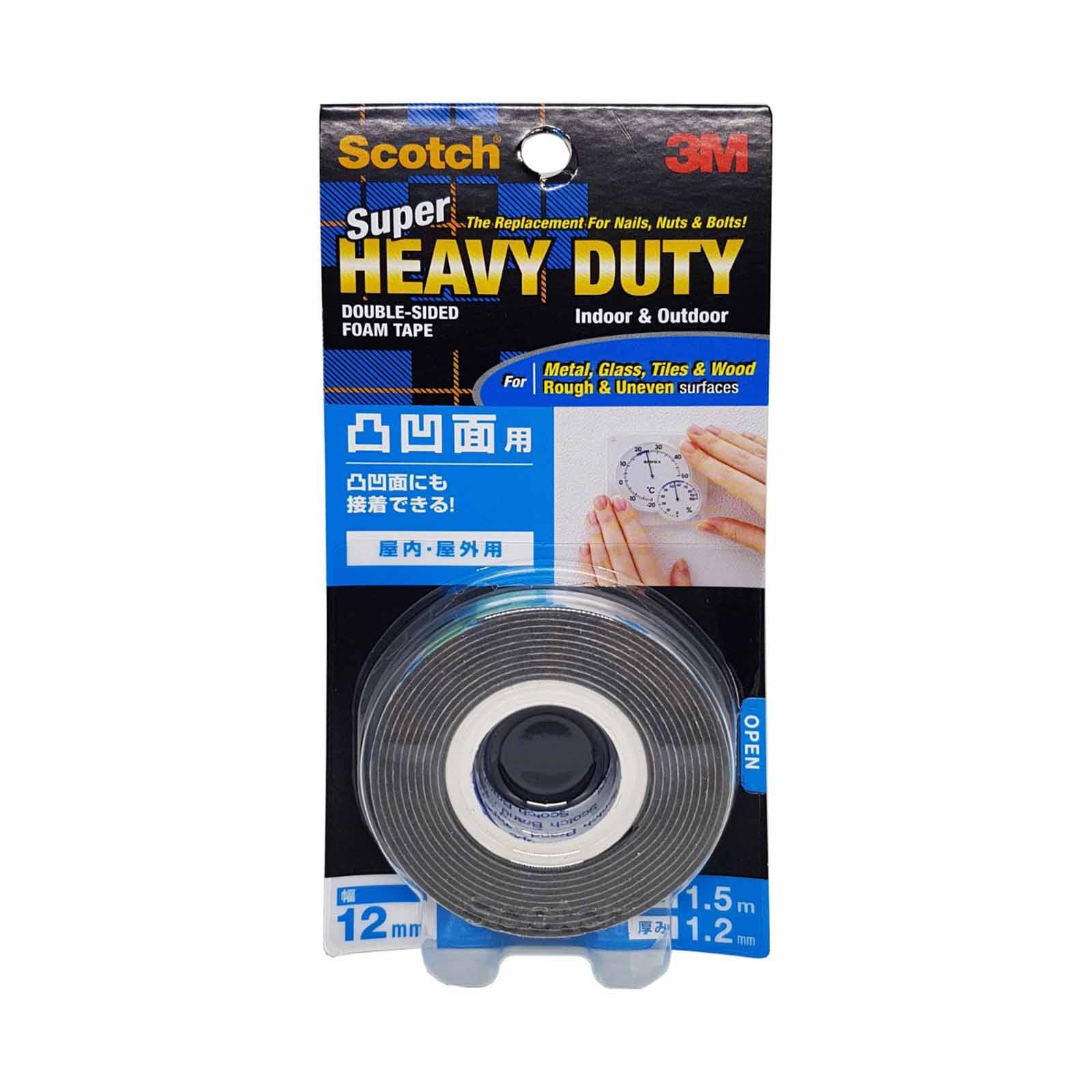 3M SCOTCH For Rough Surface Strong Gray 12mm X 1.5m KH12