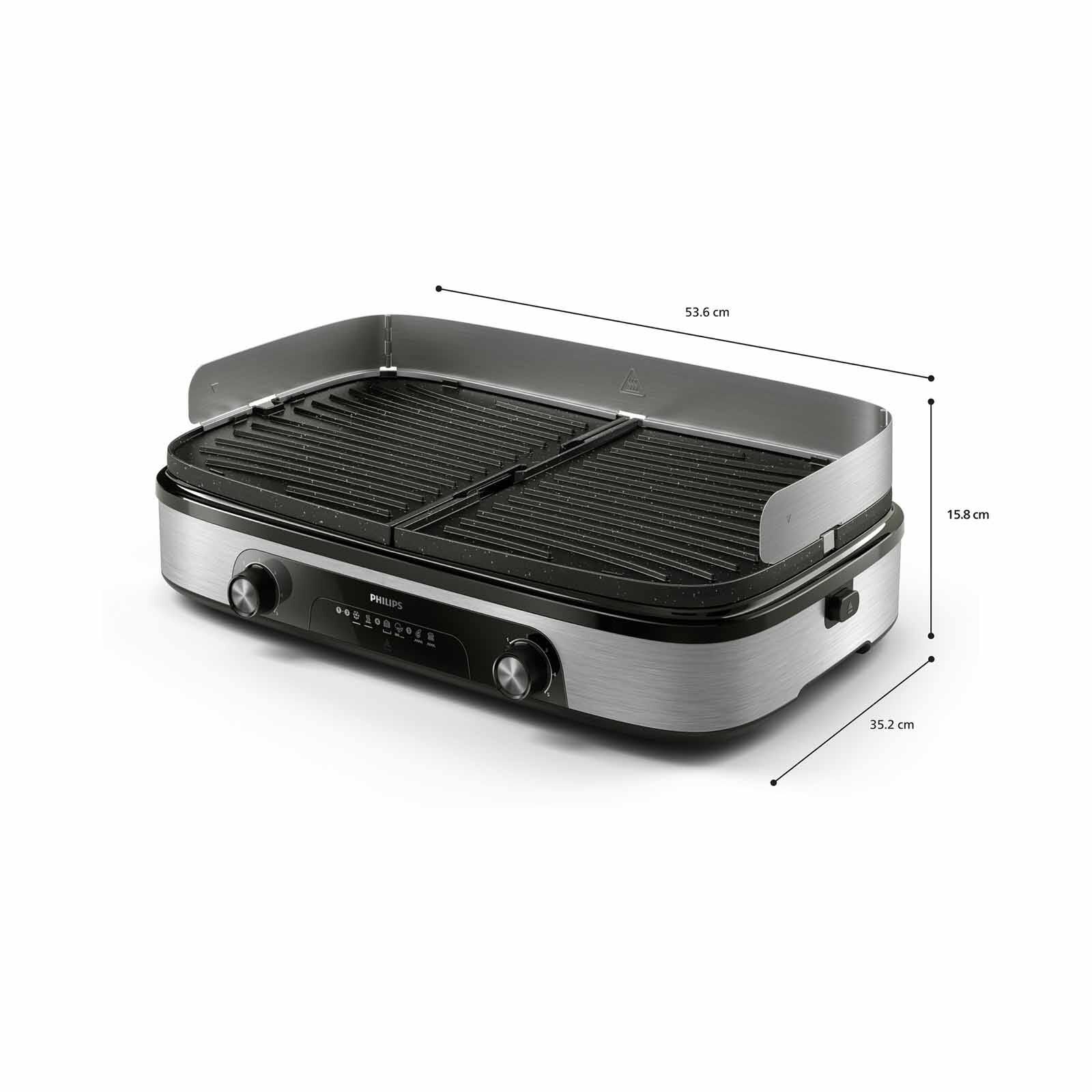PHILIPS 5000 Series Table Grill HD6222/90-image 3