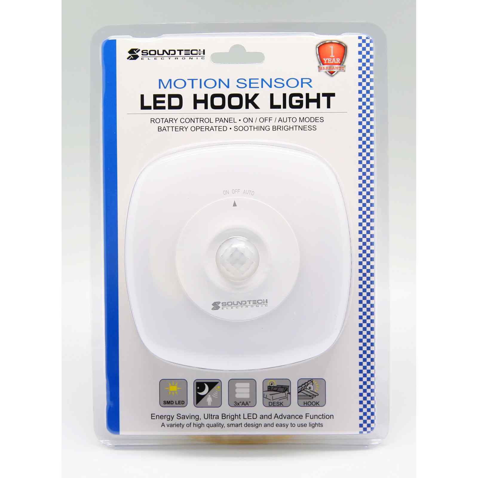 SOUNDTEOH Motion Sensor Led Hook Light ML-223-image null