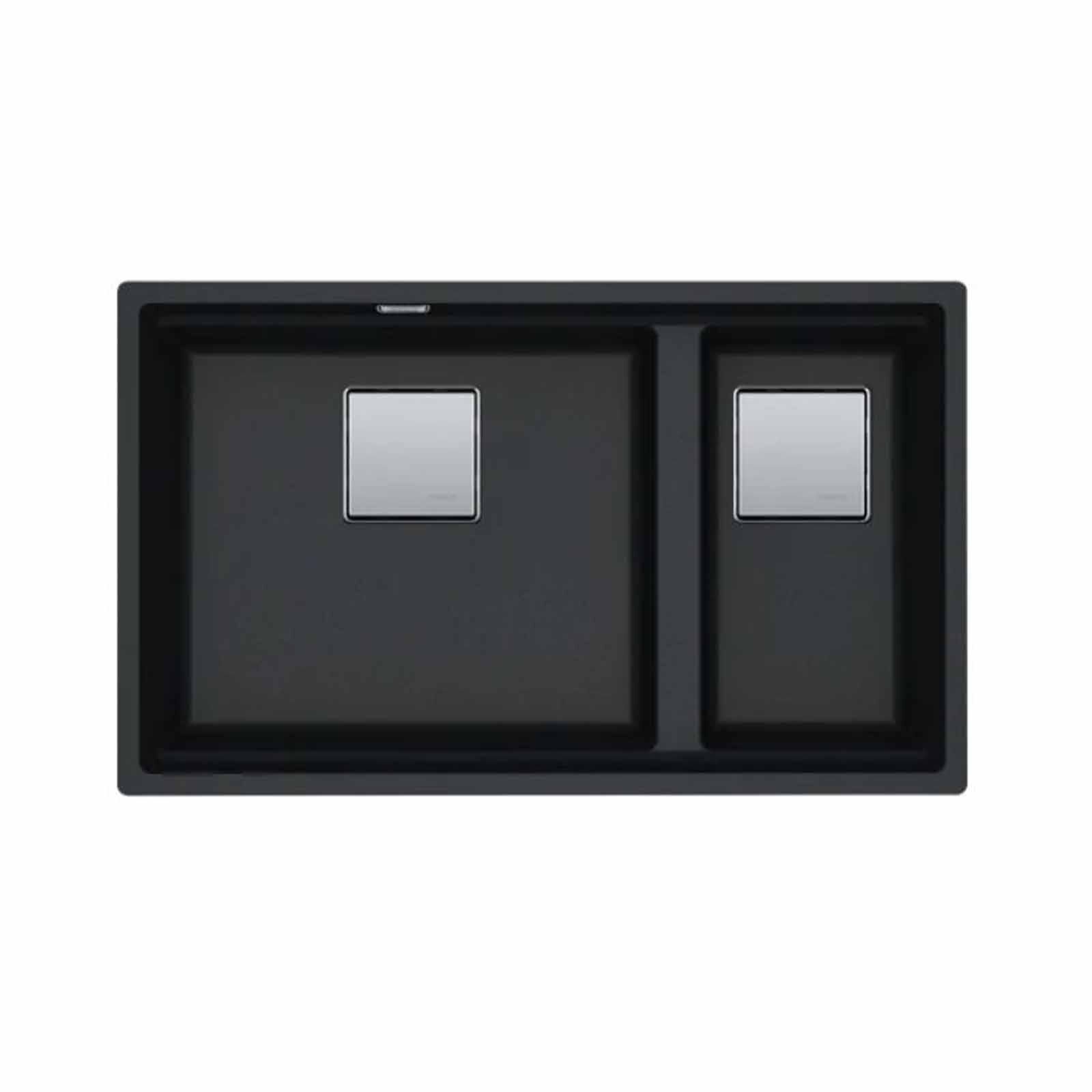 FRANKE Kubus 2 Double Bowl Fragranite Kitchen Sink KNG120-ON-image 1