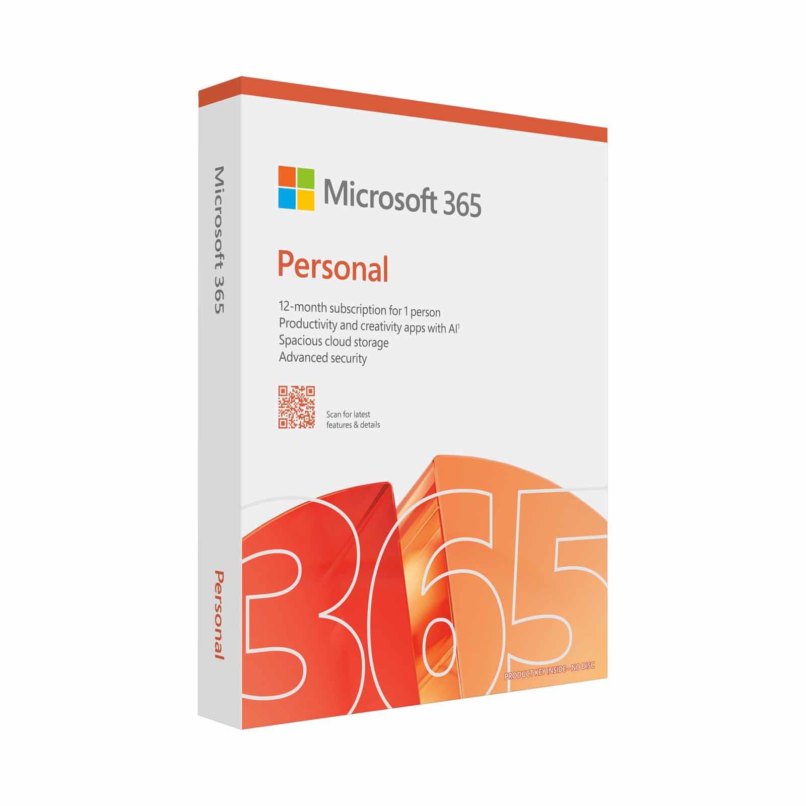 MICROSOFT M365 Personal English 1y Subscription P10 - 2025 Packaging EP2-32408