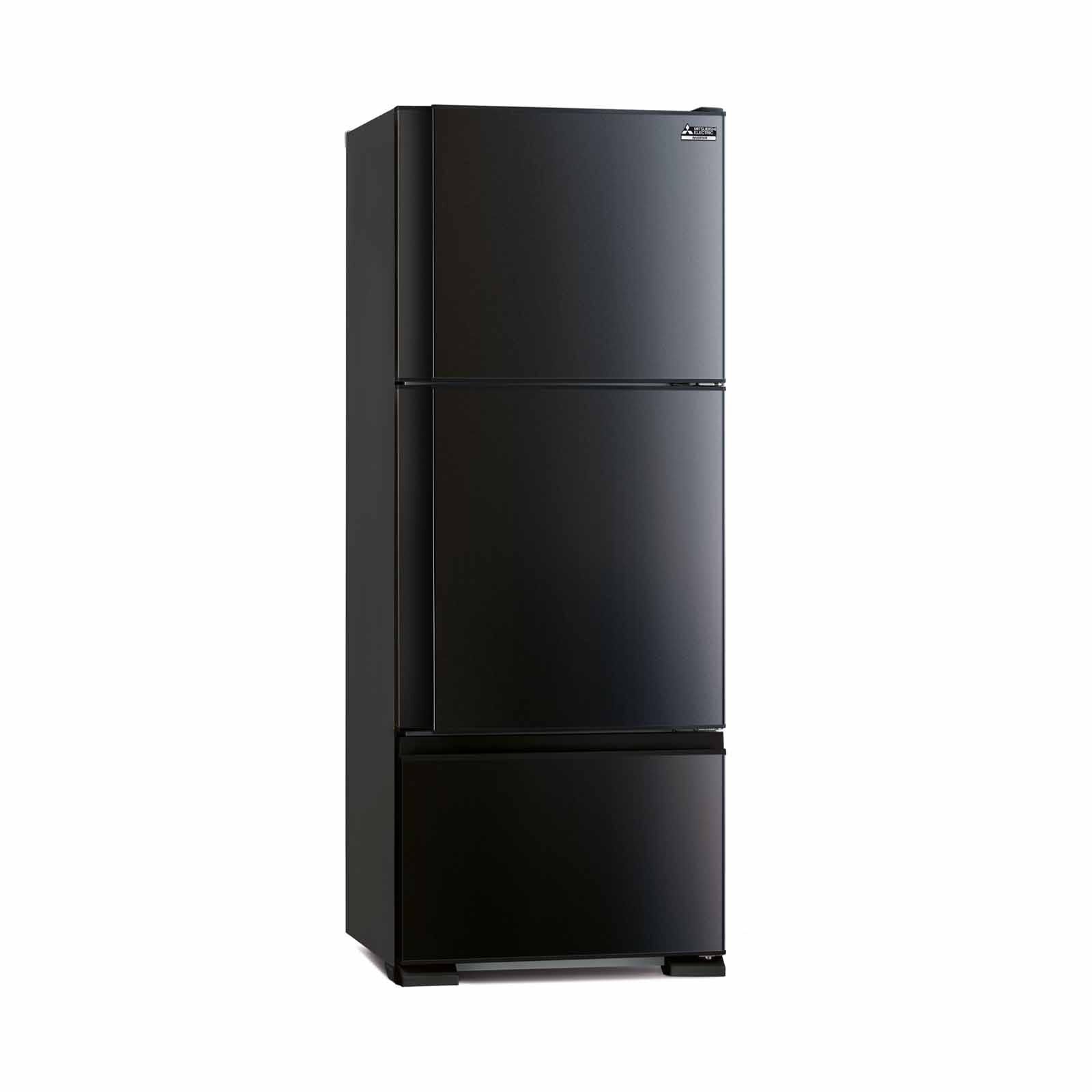 MITSUBISHI 3 Door Refrigerator (412l) Shiny Bk MR-V50EX-SB-P-image 1