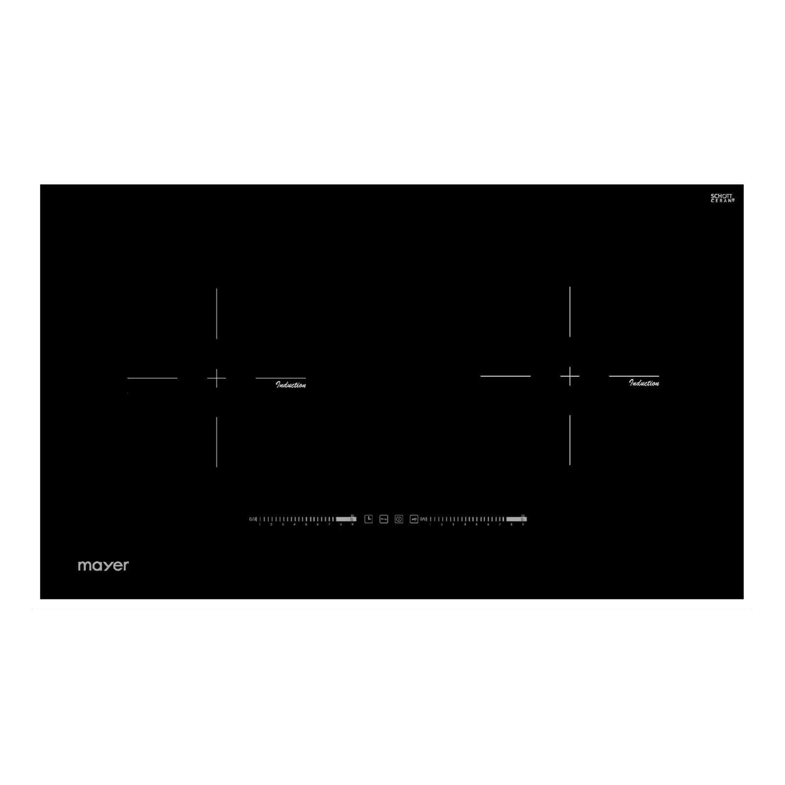 MAYER Built In Induction 2 Zone Hob MMIH752CS-image 1