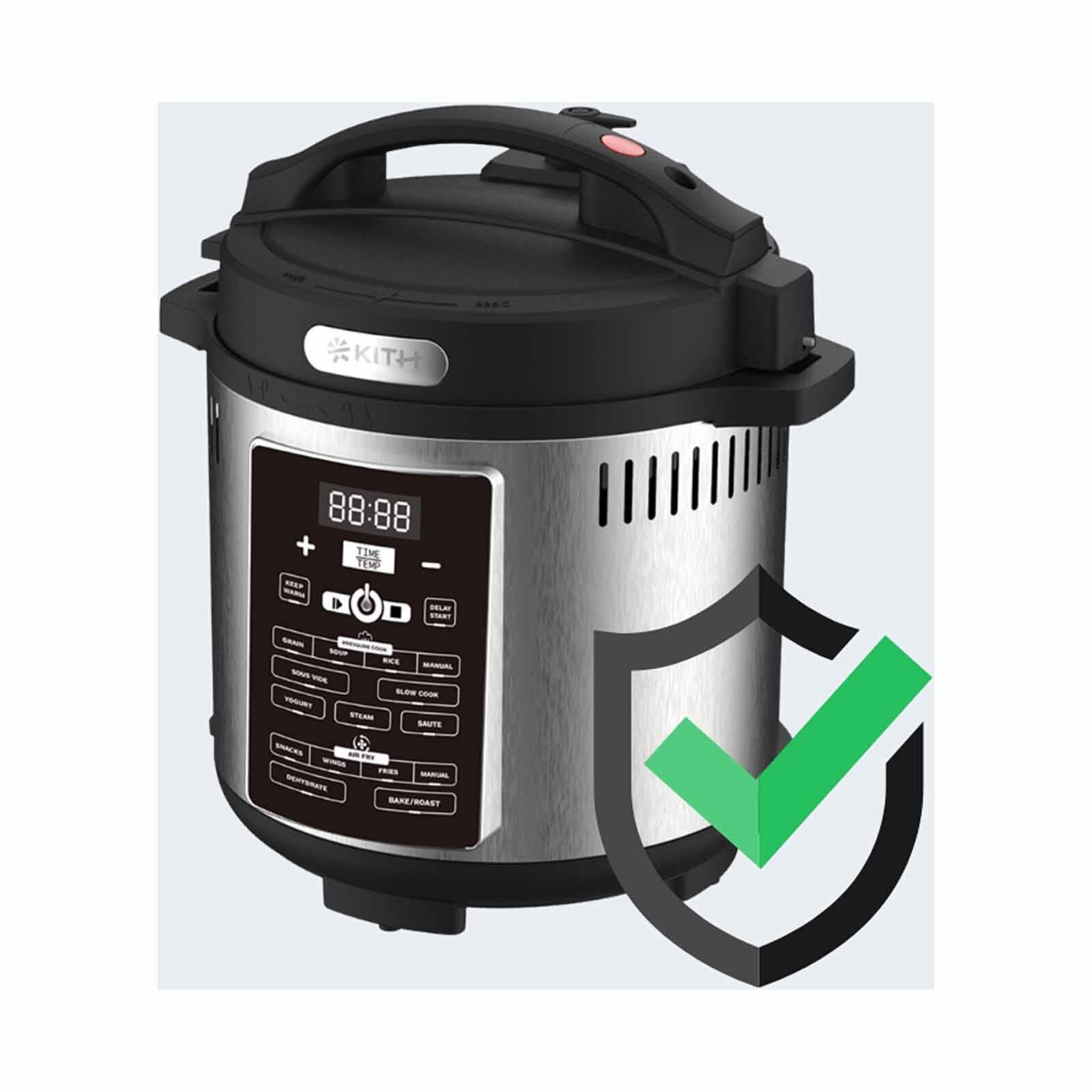 KITH 17-in-1 Multifunctional Pressure Cooker & Air Fryer MPA-B6L-BK-image 3