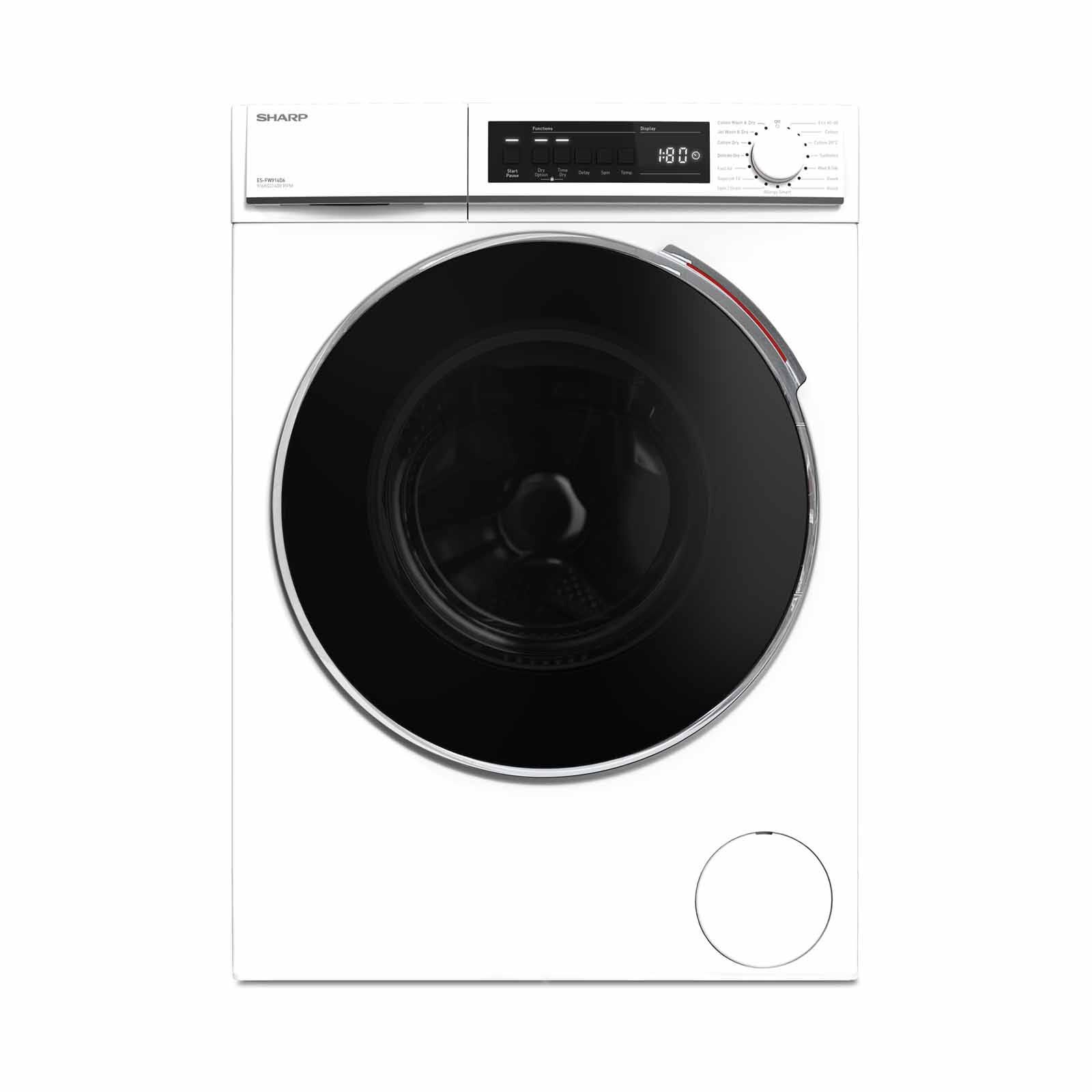 SHARP Washer Cum Dryer -white (9kg/6kg ) ES-FW914D6-image 1