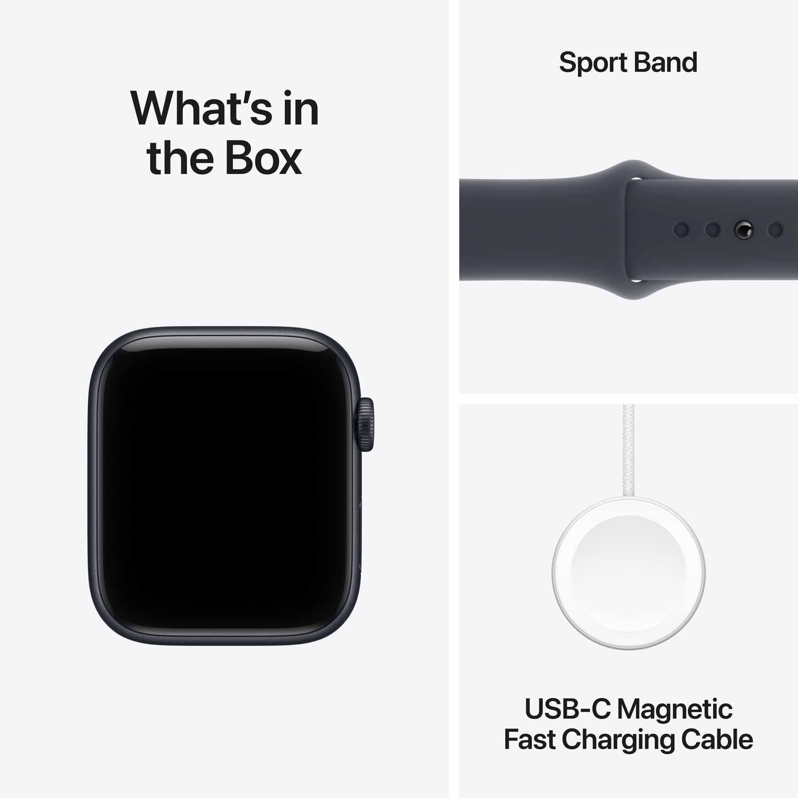 APPLE Watch Se 3 Gps + Cellular 44mm Midnight Aluminium Case With Midnight Sport Band - M/l MEPJ4X/A-image 6