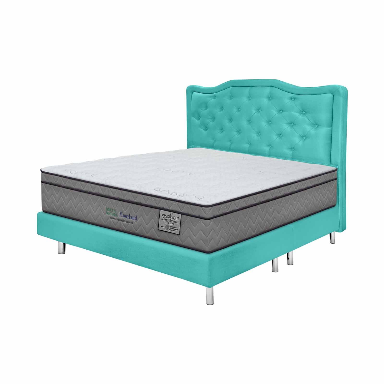 KINGKOIL Single Size Mattress W/bedframe And Headboard GREEN NATURE MOORLAND-image 2