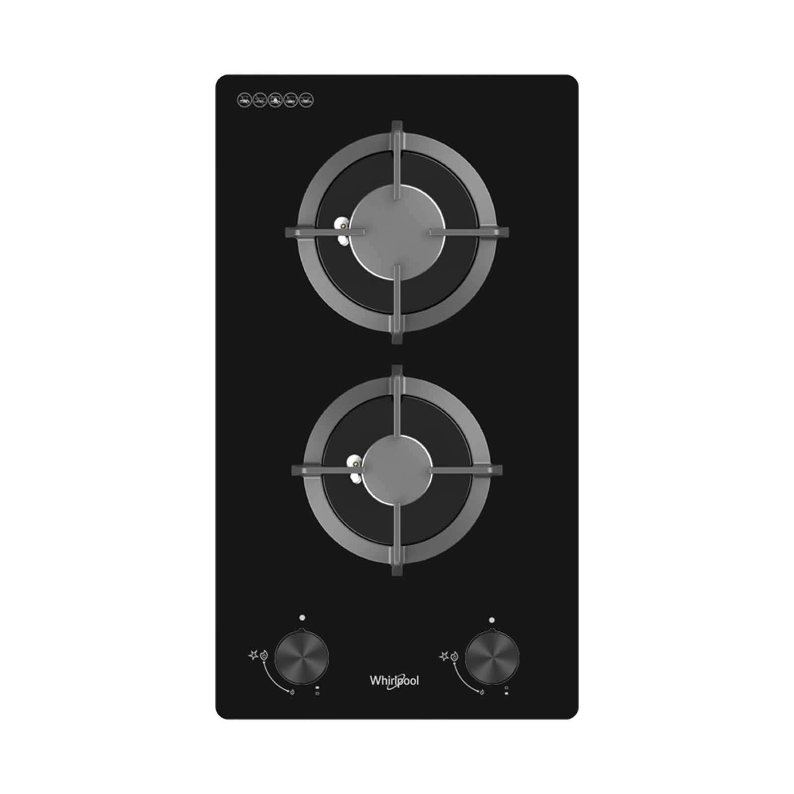 WHIRLPOOL Domino Gas Hob Two Burner Ls (lpg) GWG3020LS-image 1