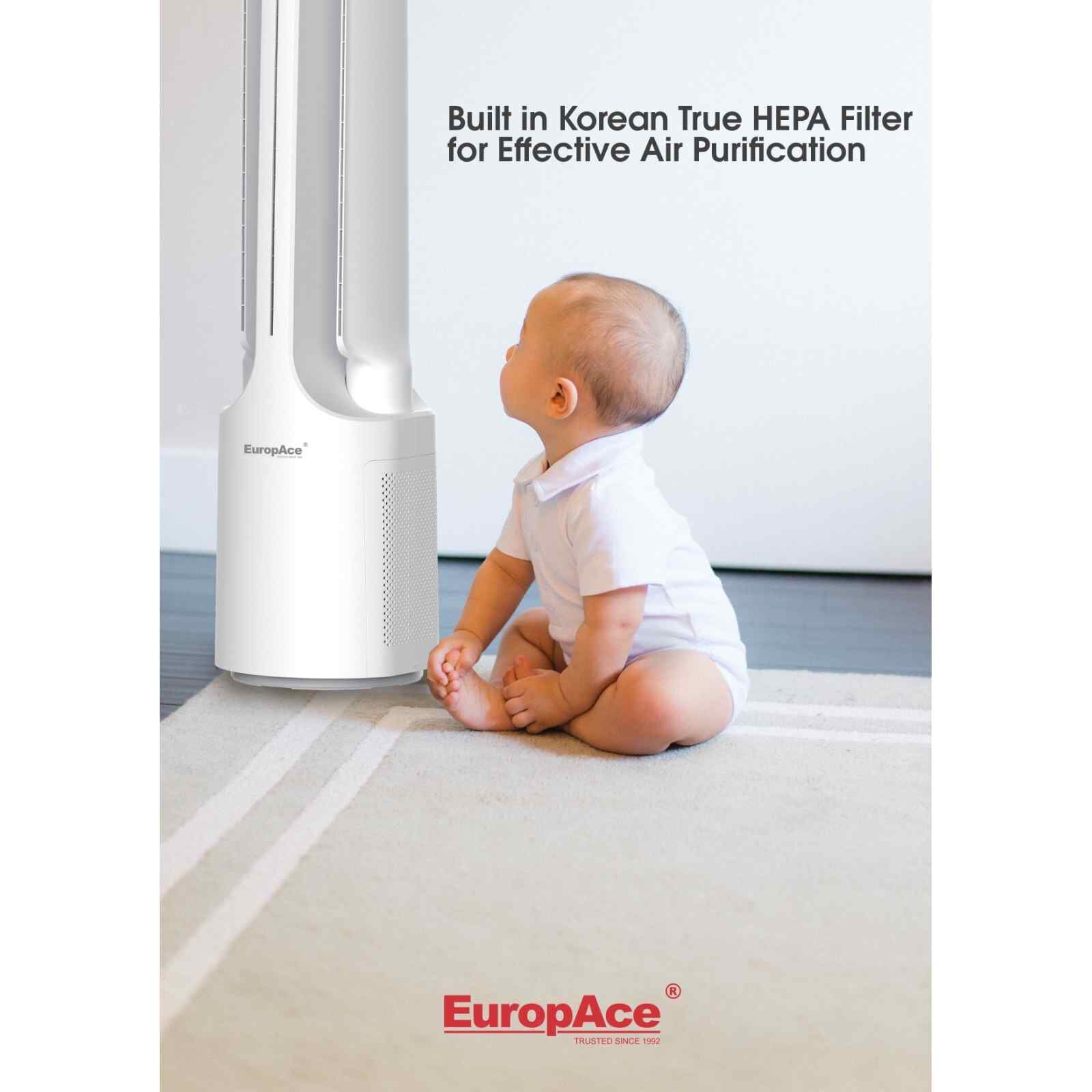 EUROPACE Purifying Dc Bladeless Fan (alphine White) EBF Z1 ALPHINE WHITE-image 7