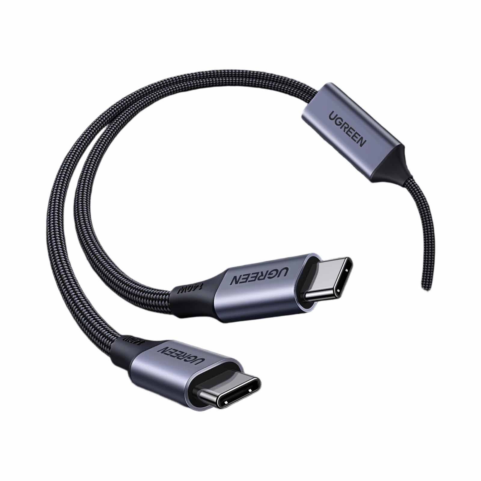 UGREEN L533_75733 Usb-c To Usb-c 140w Cable 1 To 2 Cable, 2m 75733-image 2