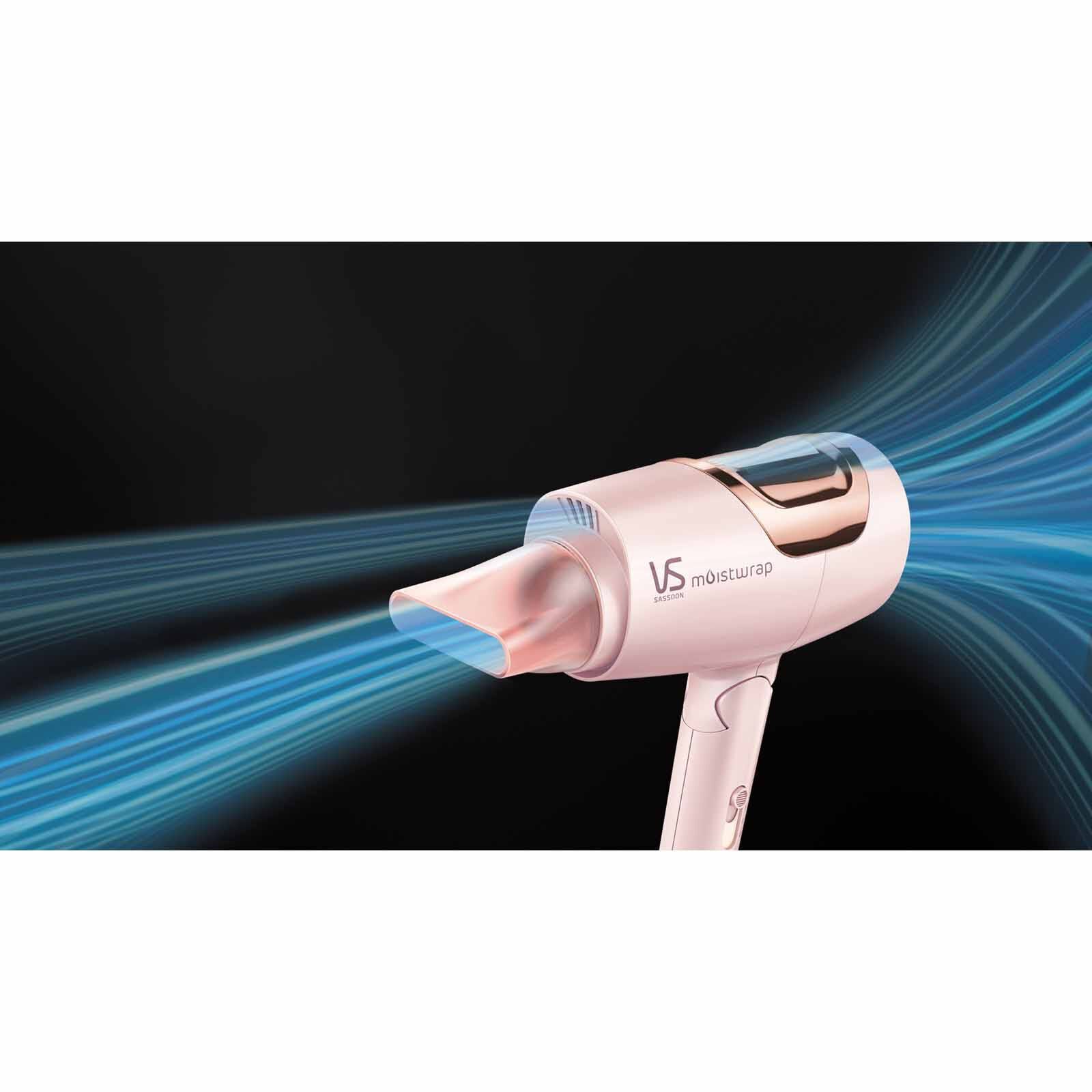 VS Moistwrap Hair Dryer (1600w) - Pearl Pink VSP-1200PIH-image 14