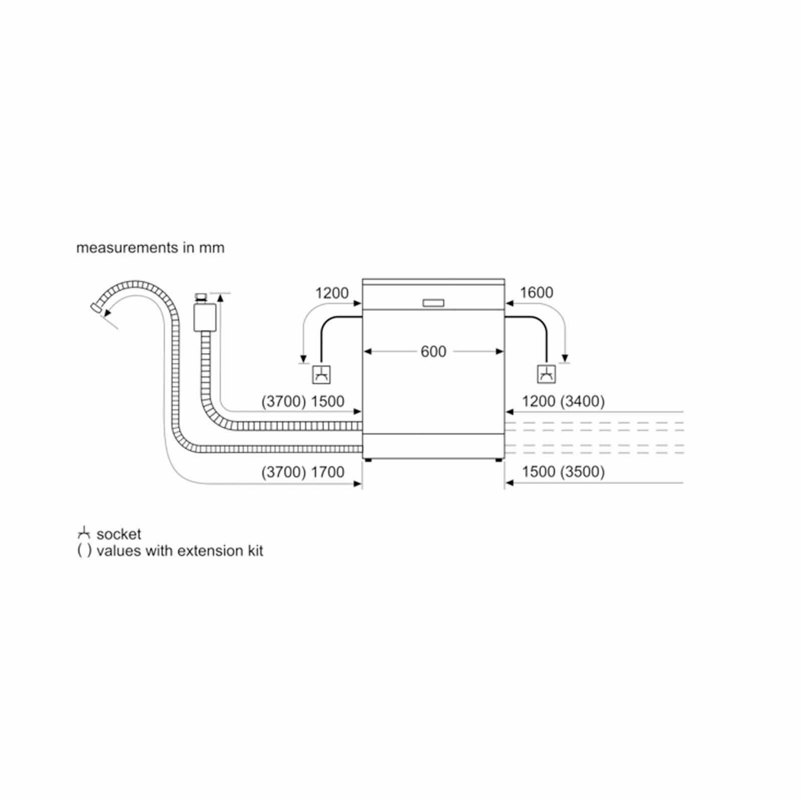 BOSCH Dishwasher - 14 Plate Setting (exclude Installation) SMS6ZCI16E-image 14