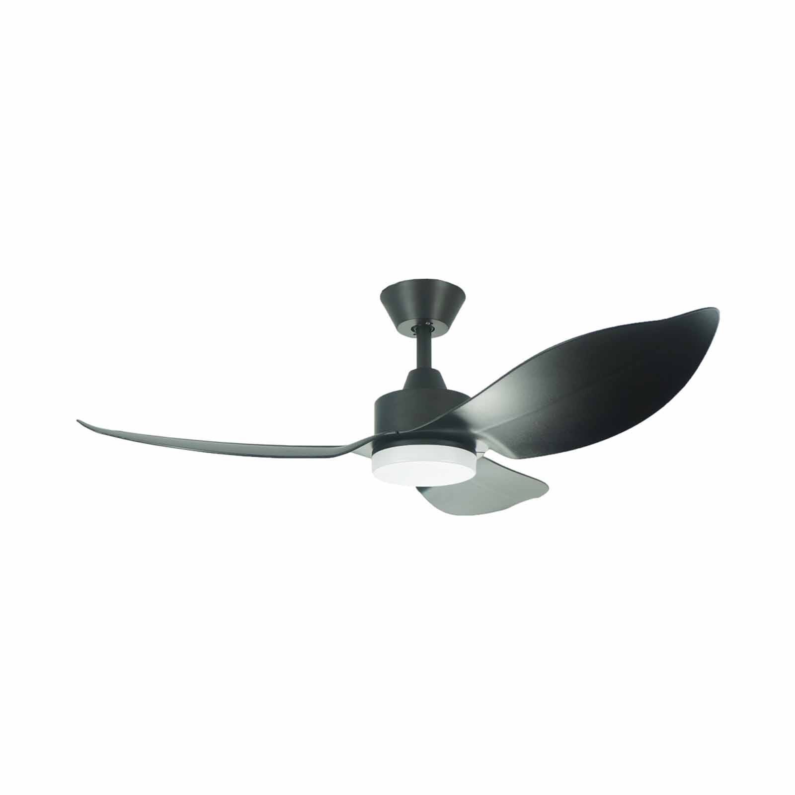 MISTRAL 36 In Space36 3-blades Ceiling Fan (black/black) SPACE36-BK/BK