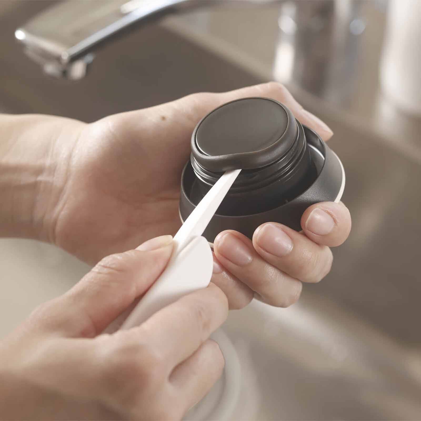 MARNA Multi Purpose Water Bottle Cleaning Brush (25x134x16mm) - White K683-W-image 11