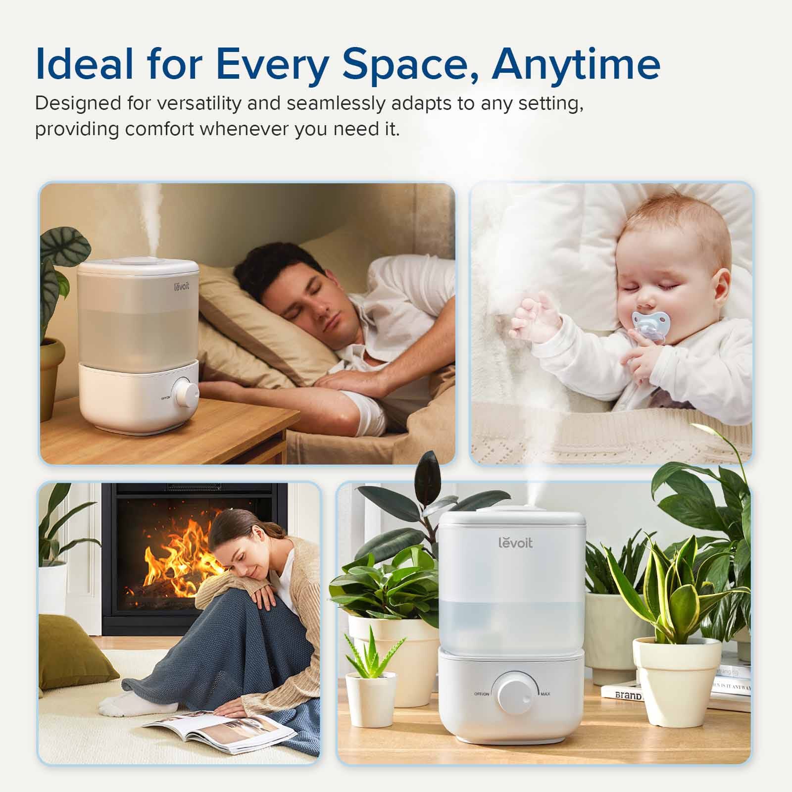 LEVOIT Classic 160 Ultrasonic Cool Mist Humidifier LV-HUMC160WH-UK-image 5