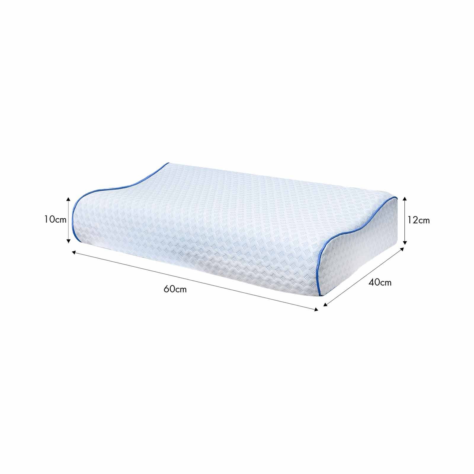 KINGKOIL Memo Cool Memory Foam Mid-loft Contour Pillow SMART BEDDING-image 4