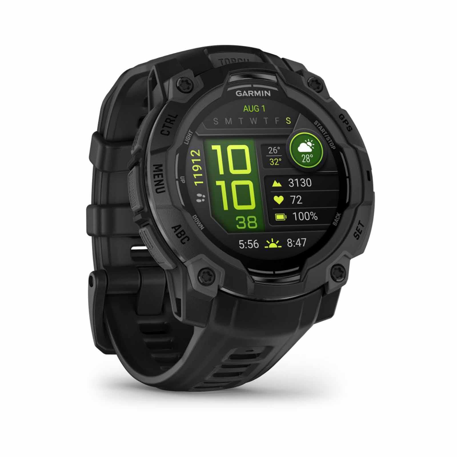 GARMIN Instinct 3 &ndash; 45 Mm, Amoled, Black With Black Band GM-010-02936-40-image 1