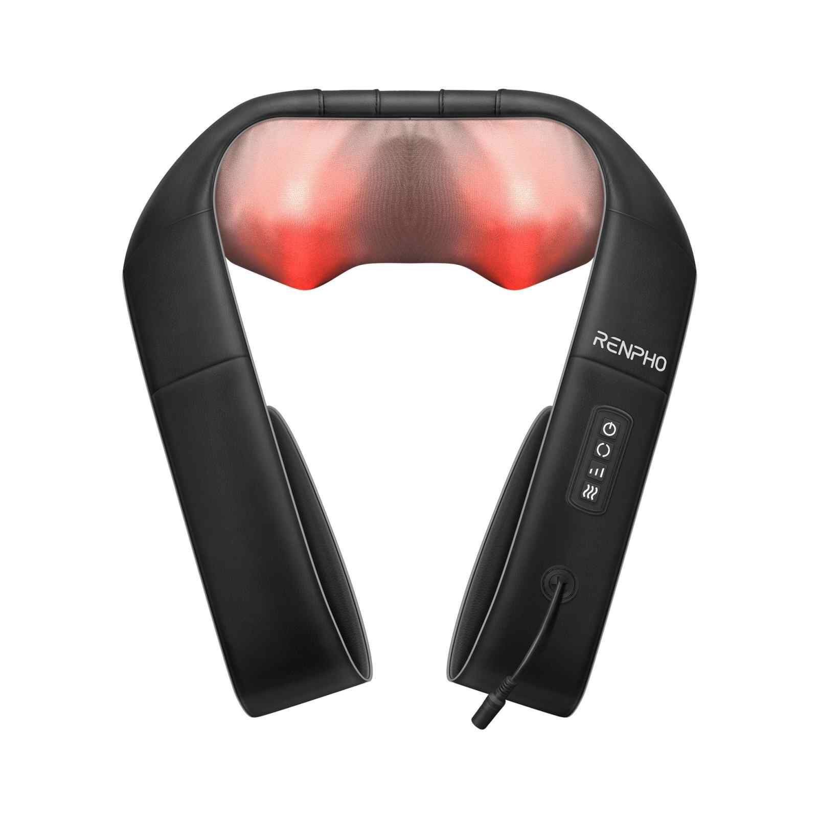 RENPHO Shiatsu Neck And Shoulder Massager With Adjustable Strap SNM066-BK-image 1