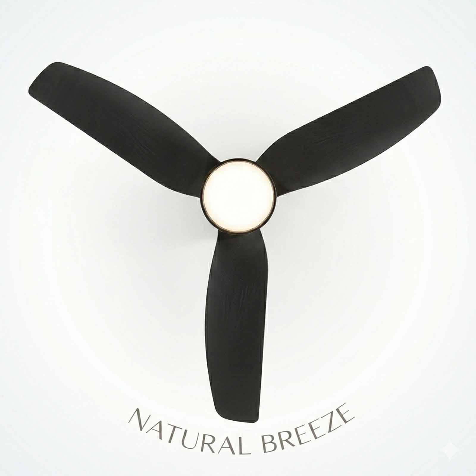 GLOXON 45 In Ceiling Fan With Light -black CF3201 LR BLACK-image 4