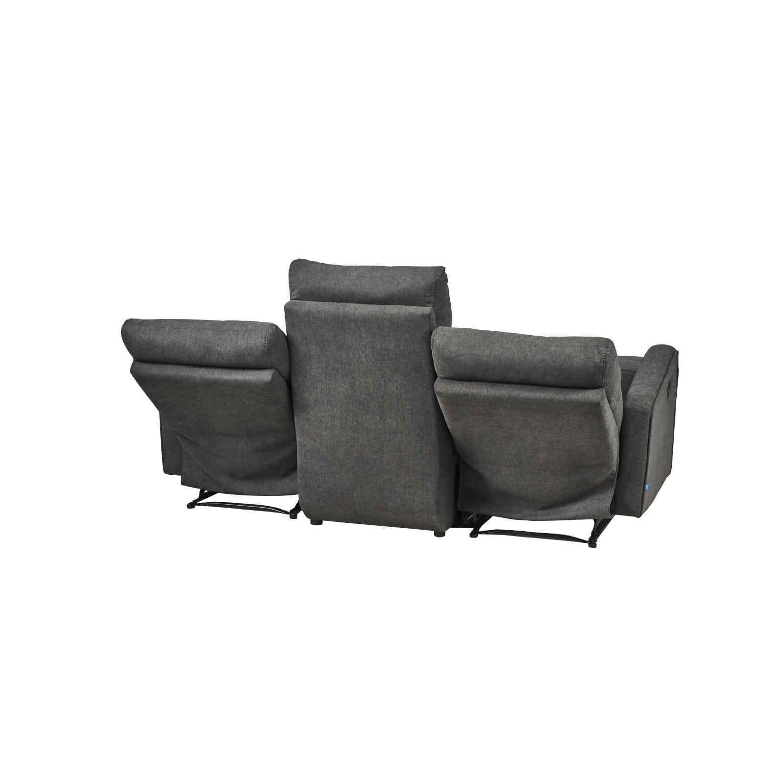 MIZU DESIG 3rr Seater Recliner (hl) Mto Half Leather Sofa ELLA-image 45