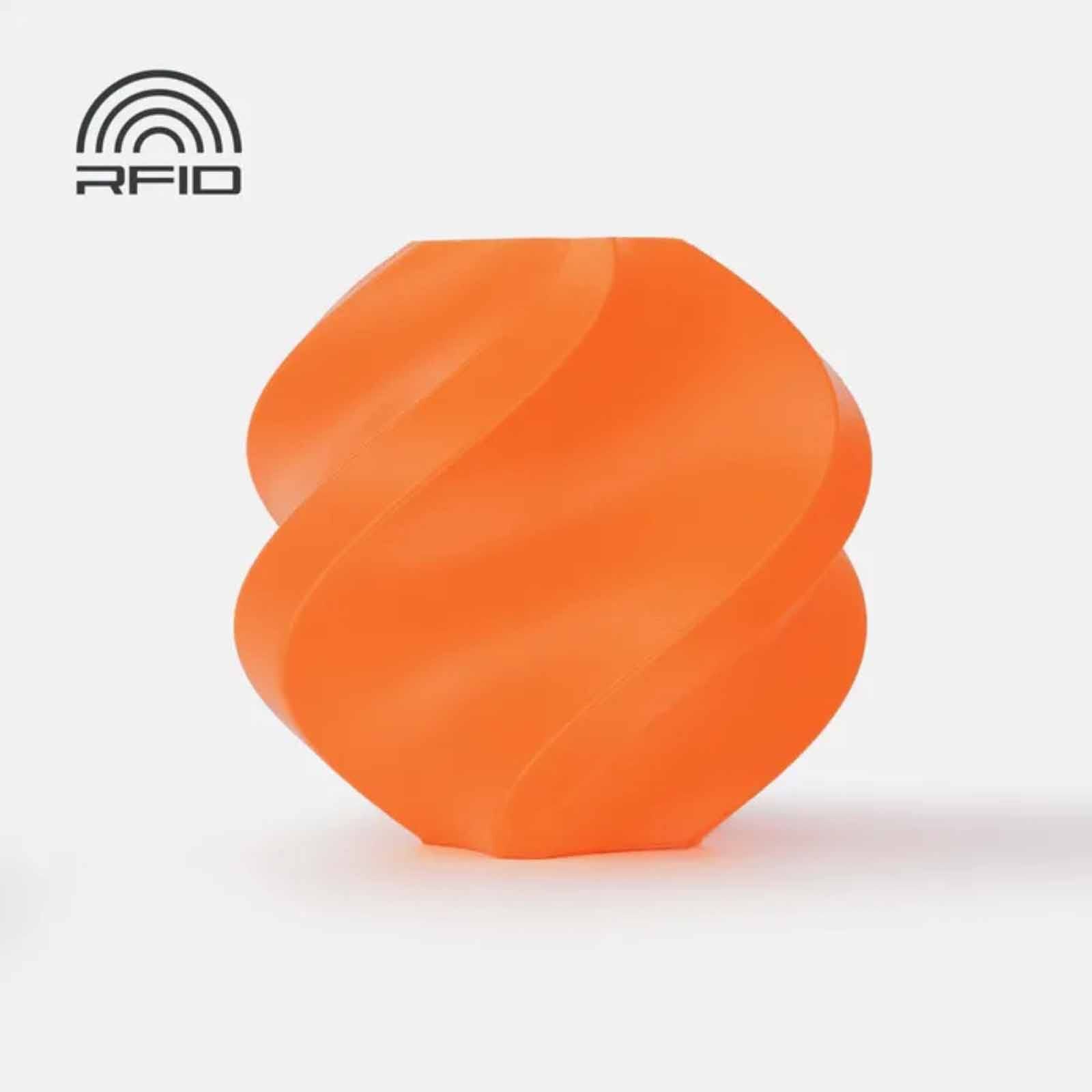 BAMBU LAB Pla Basic - Orange - With Reusable Spool BAM-A00-A0-1.75-1000-SPL-image null