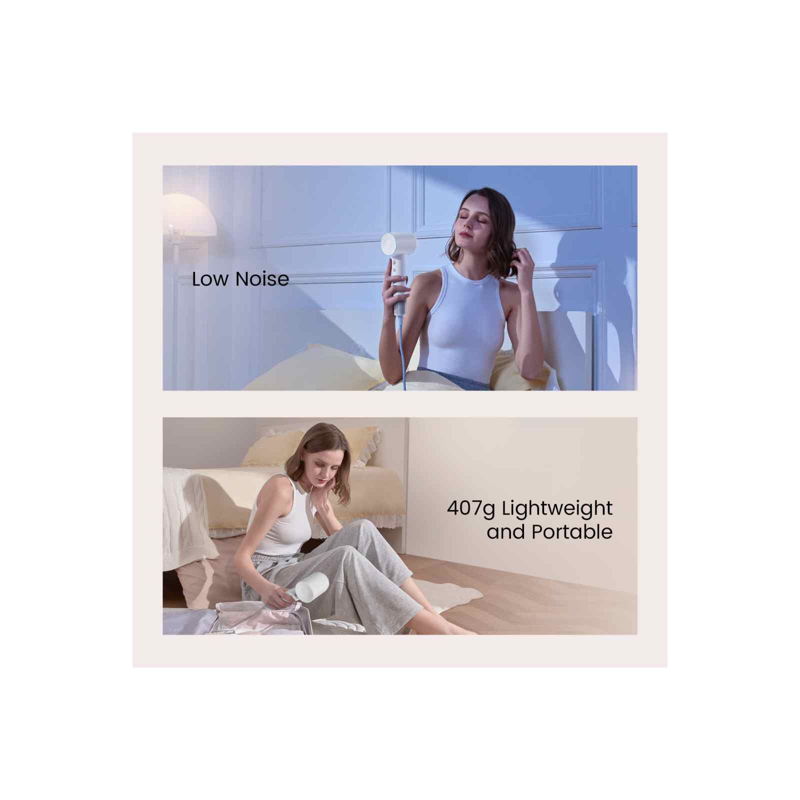LAIFEN High-speed Hair Dryer (1500w) - Light White SE - LIGHT WHITE-image 13