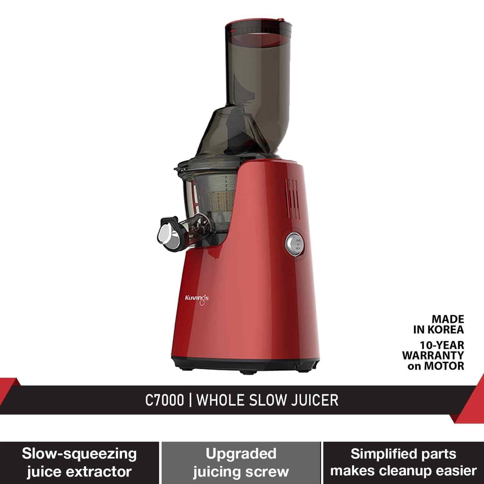 KUVINGS Whole Slow Juicer (240w) C7000 RED