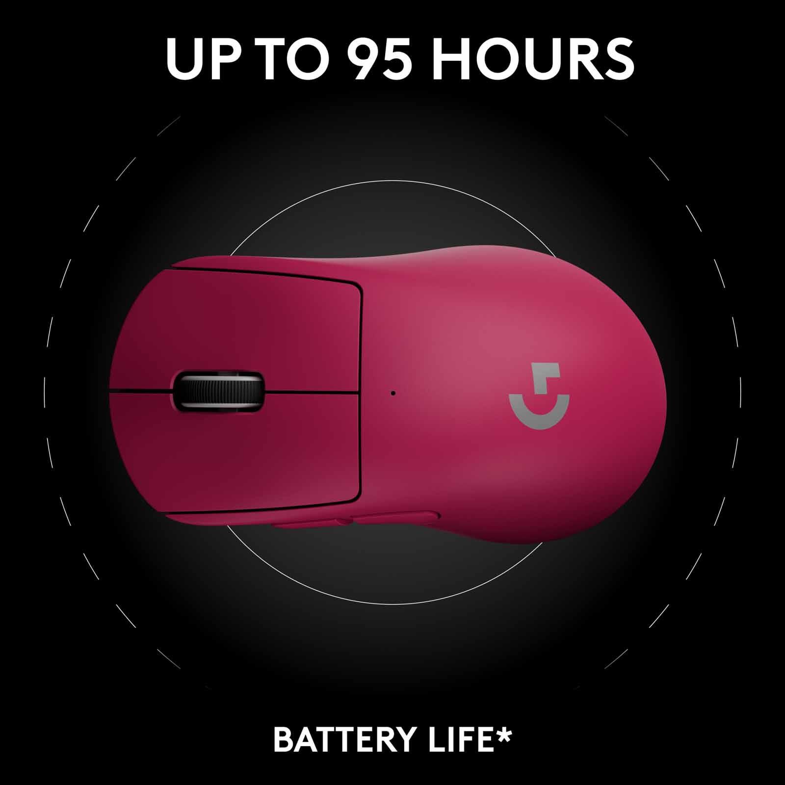 LOGITECH G Pro X Superlight 2 Dex Gaming Mouse (pink) 910-007375-image 10