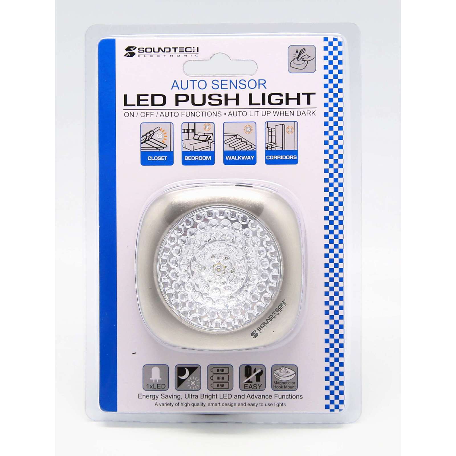 SOUNDTEOH Auto Sensor Led Push Light PP-827S