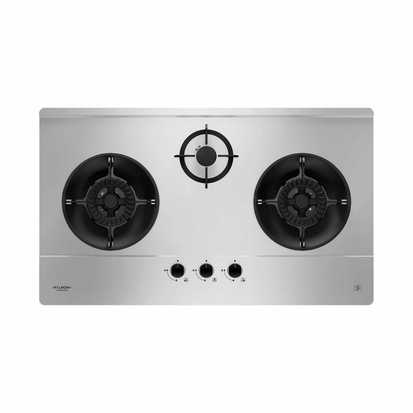 FUJIOH 75cm 3 Burners Gas Hob (lpg) - Stainless Steel (exclude Installation) FH-GS6530 SVSS LPG