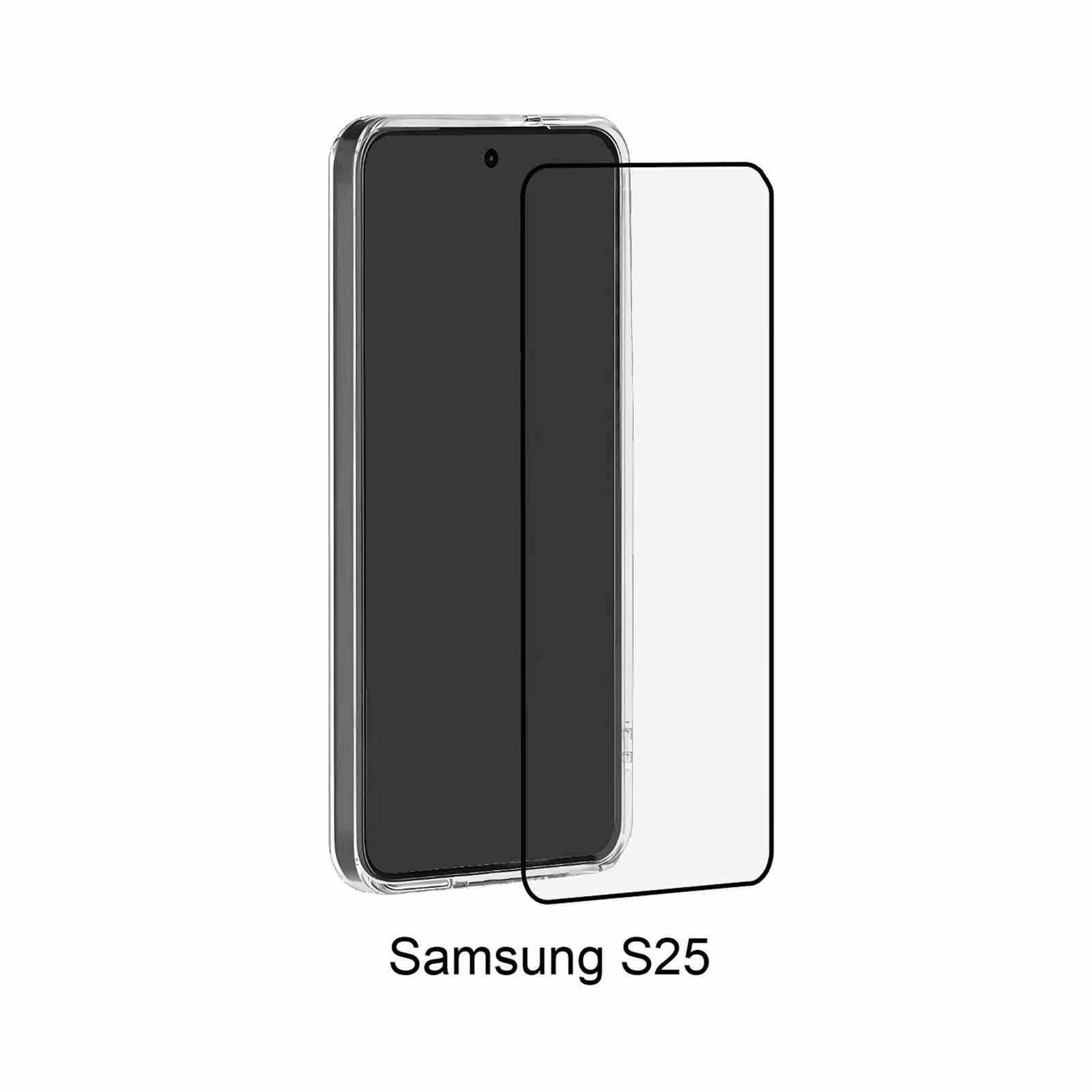 N.BRANDZ Full Coverage Glass Protector For S25 N-TG-S25-image 1
