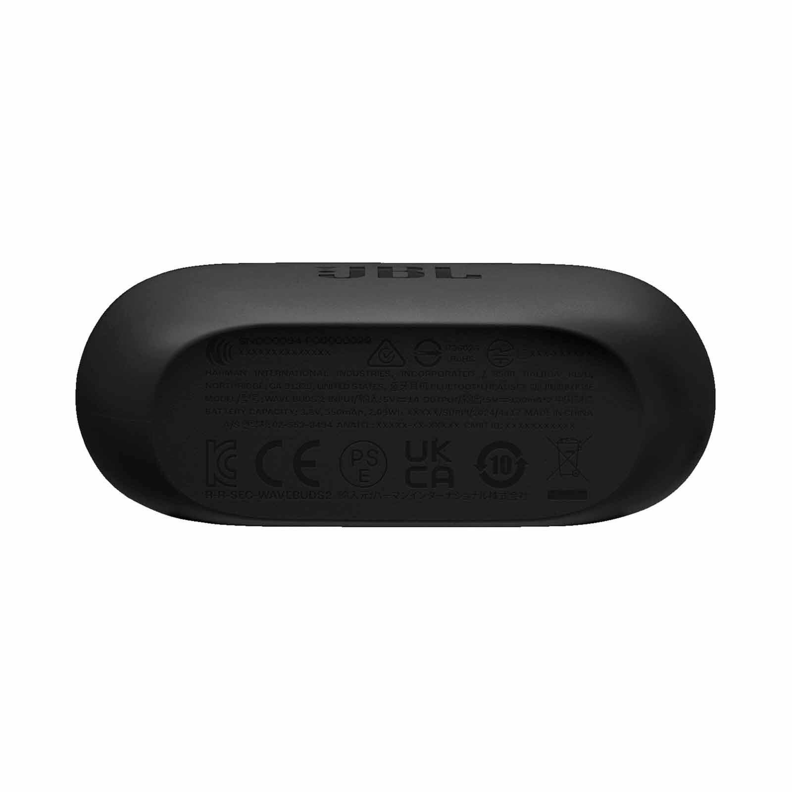 JBL True Wireless Noise Cancelling Earbuds With Jbl Pure Bass Sound And Smart Ambient Technology WAVE BUDS 2 BLACK-image 2