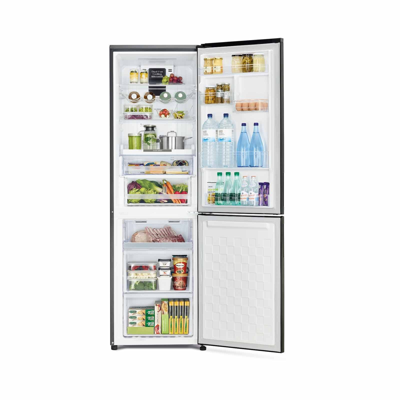 HITACHI Bottom Mount Fridge (330l) Glass Gradation Gray R-BG415P6MSX-5-XGR-image 2