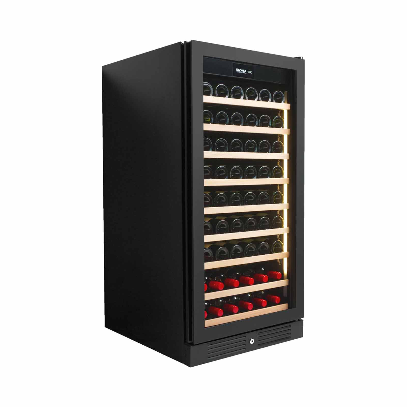 KADEKA Wine Chiller - Matt Black (96 Bottles) (reversible Door) KSP96TL-image 2