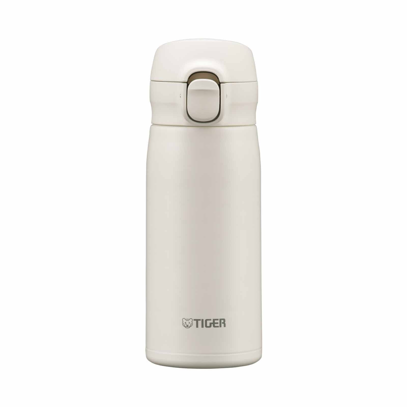 TIGER 350ml Vacuum Stainless Steel Bottle - Shell White MKR-W035 (WR)-image 1