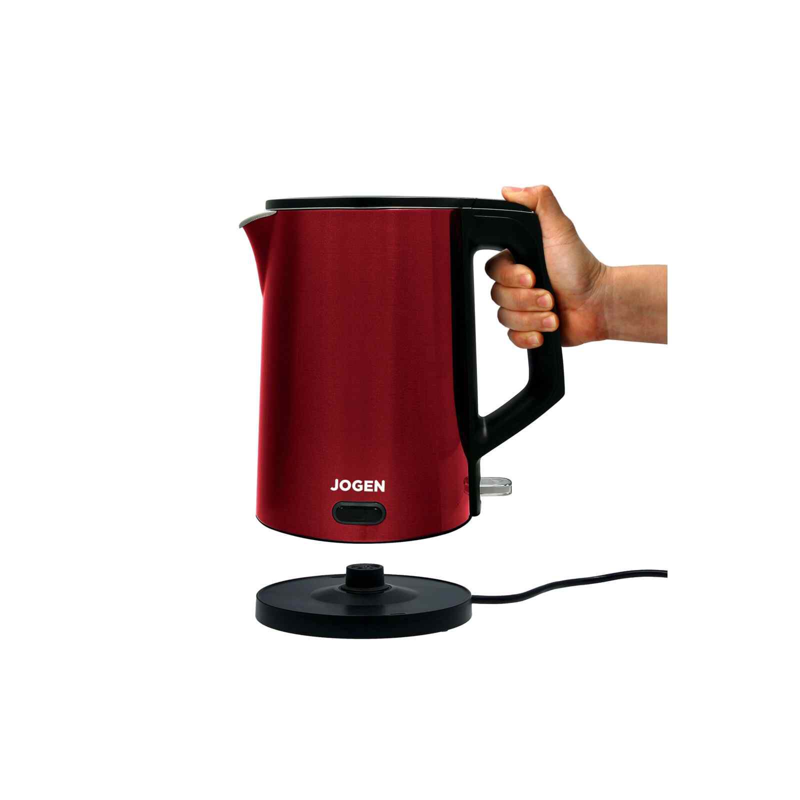 JOGEN Stainless Steel Kettle (1.7l) - Red KE 4211-image 4