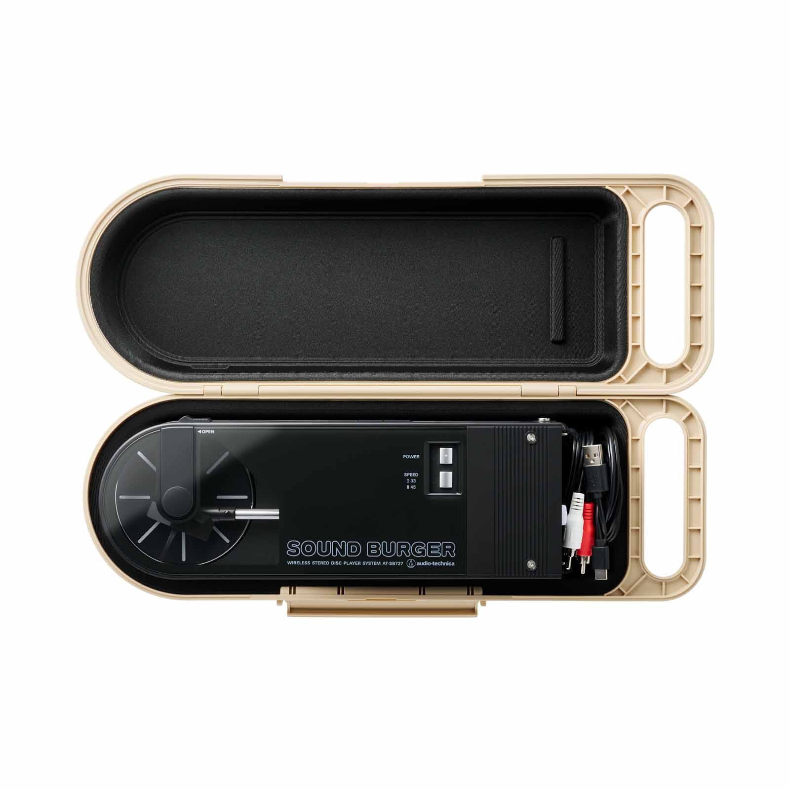 AUDIO TECH Sound Burger Storage Case - Biege AT-SBC1 BG-image 4