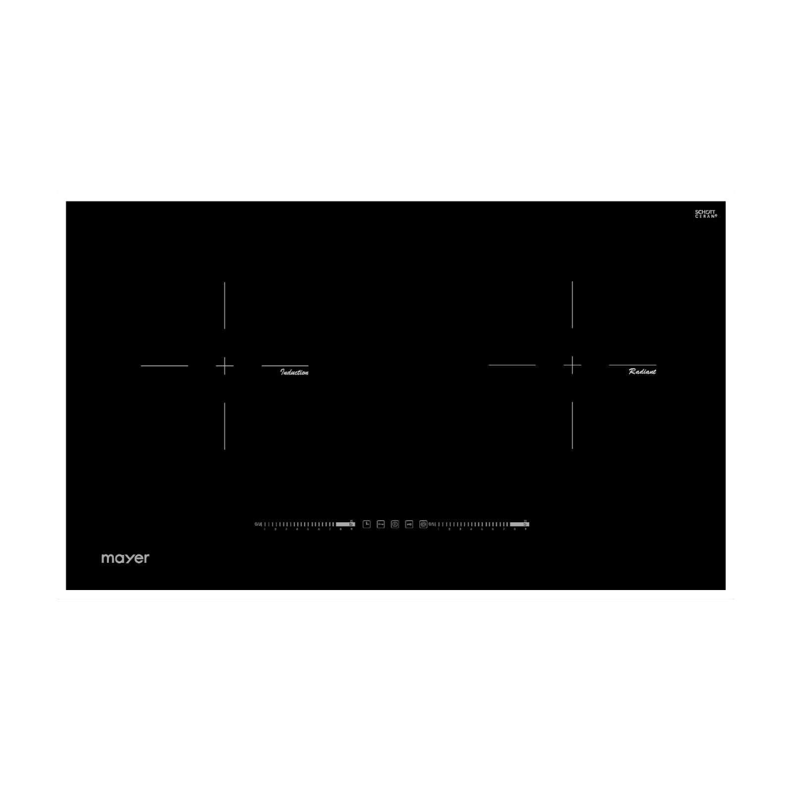MAYER Built In Hybrid 2 Zone Hob MMIHB752CS-image 1