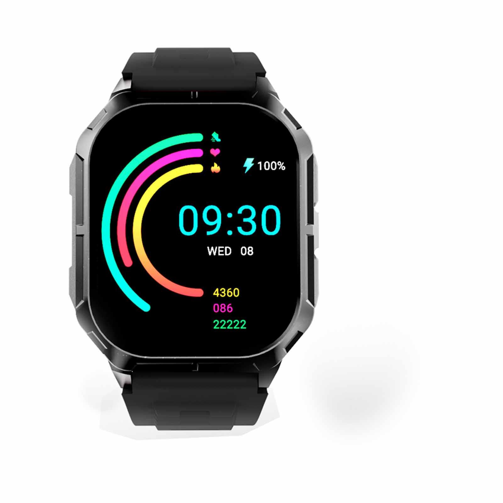 HIFUTURE Ultra3 - Black Bluetooth Smartwatch With Heart Rate Function HSSW1BK