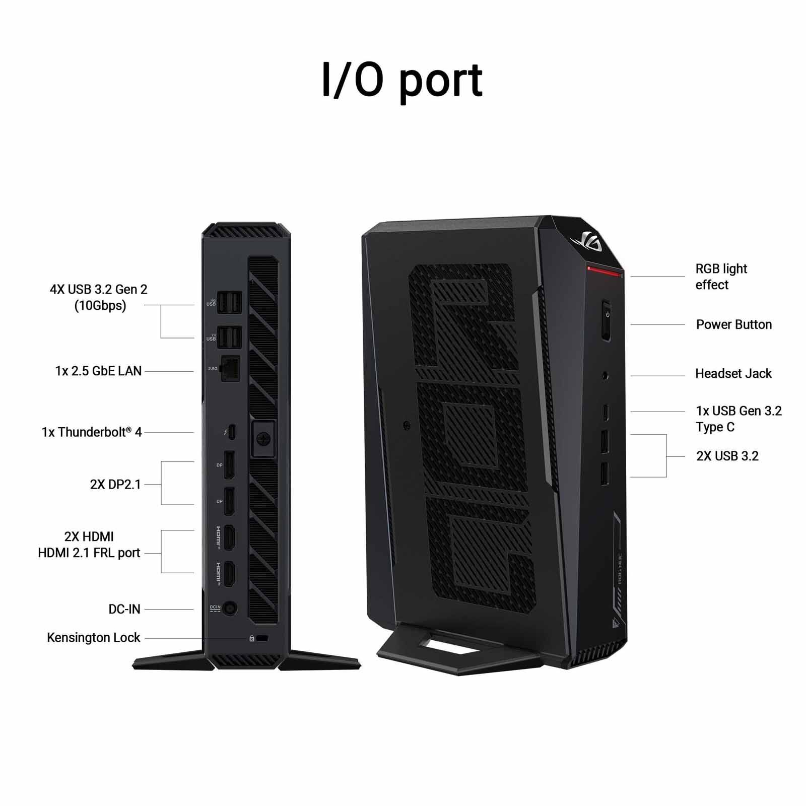 ASUS Rog Nuc U9-275hx 32gb 1tb Ssd Win 11 Rtx5070 Black RNUC15JNK9X489A0-image 8