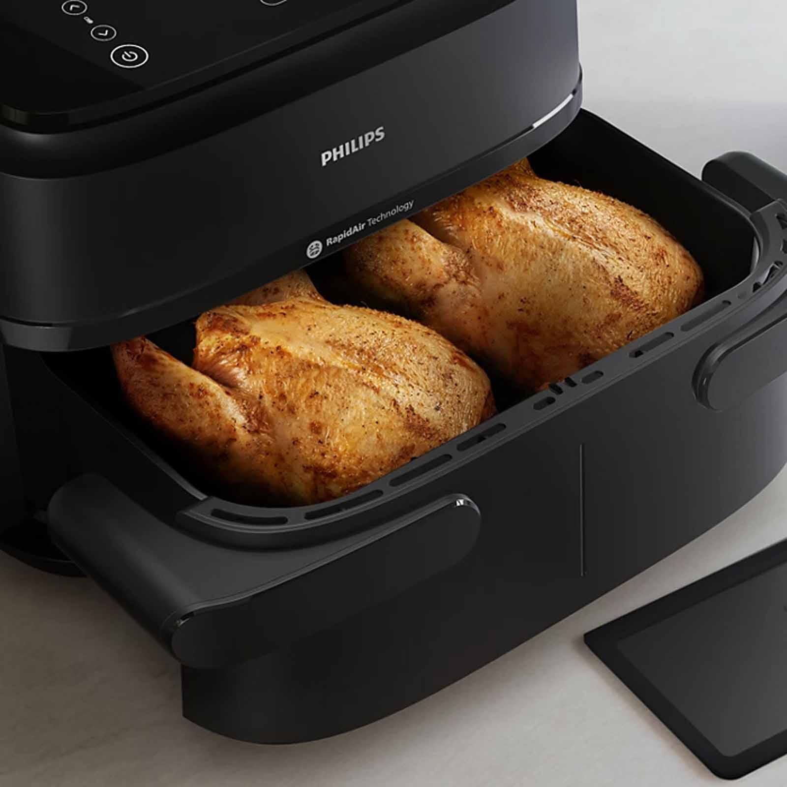 PHILIPS Series 1000 Airfryer Dual Basket (7.1l) NA150/09-image 6