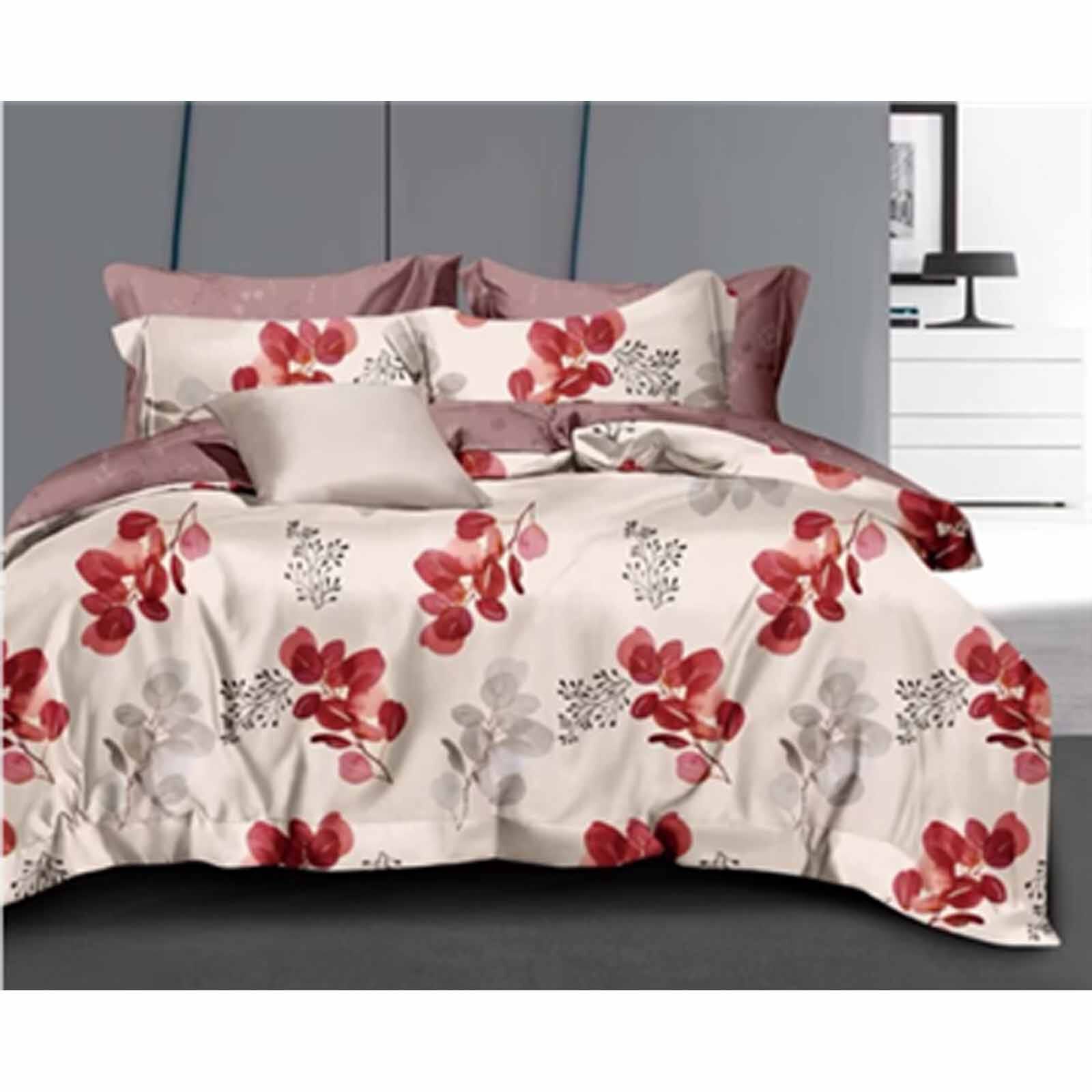 HILLCREST 988tc Comfylux Solid Printed Fitted Sheet Set - Queen 988TC COMFYLUX SOLID PRINTED-image null