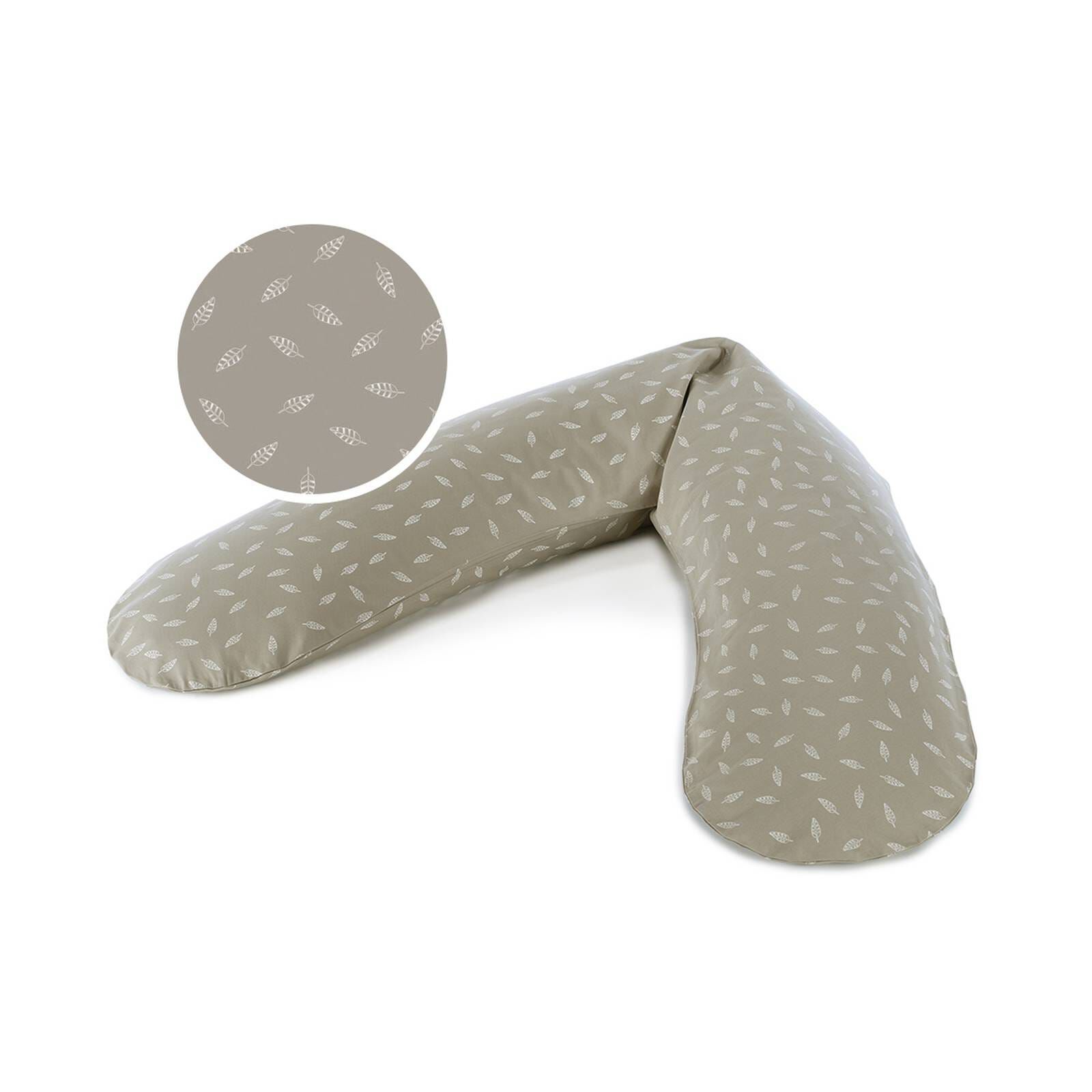 THERALINE Theraline The Original Maternity And Nursing Pillow - Dancing Leaves Taupe THE ORIGINAL-image 2