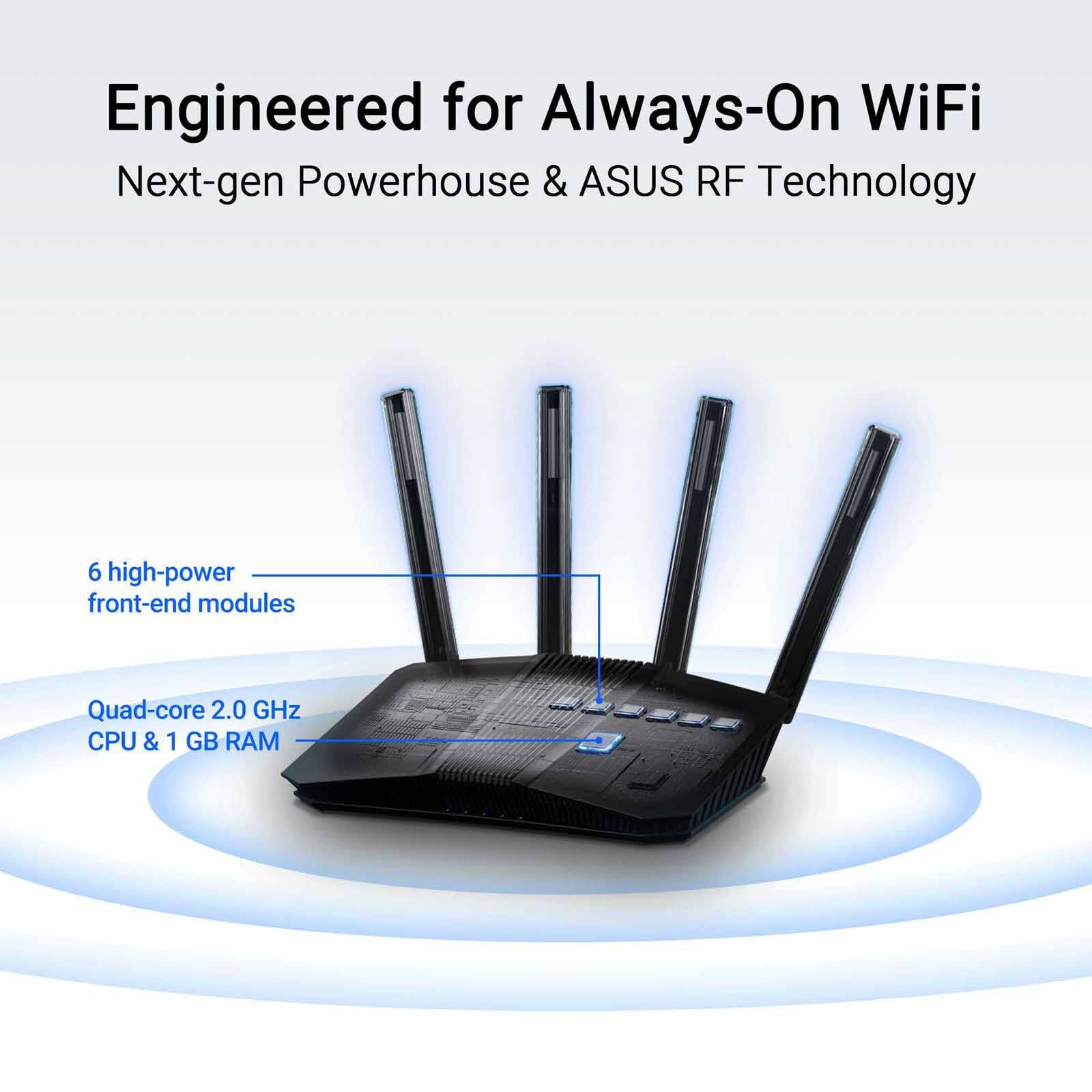 ASUS Be6500 Wifi 7 Dual Band Router 2.5g RT-BE82U-image 2