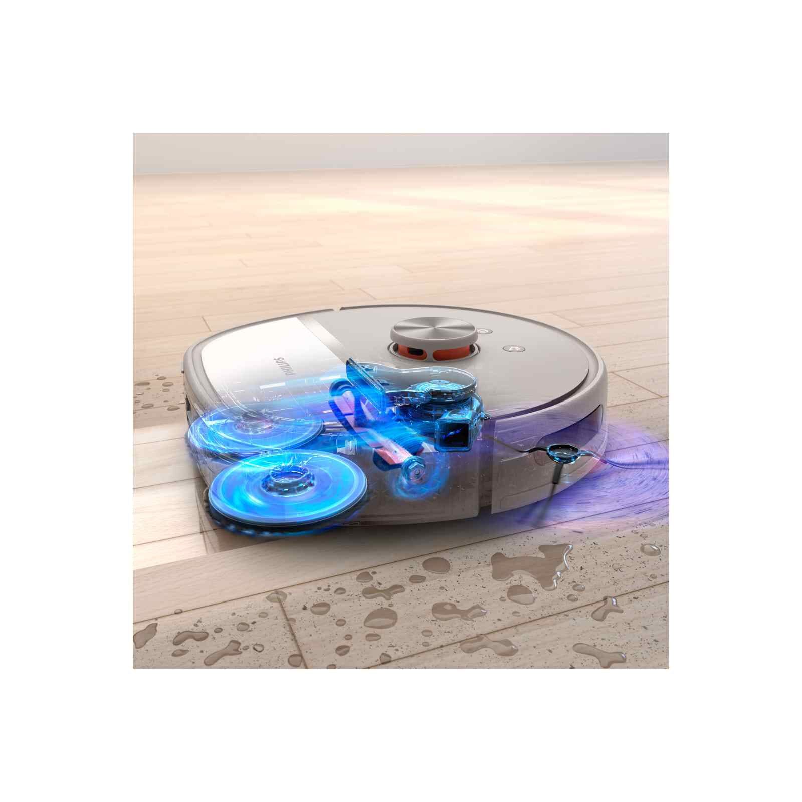 PHILIPS Series 6000 R6 Slim Auto Wash Robot Vacuum XU6500/82-image 4