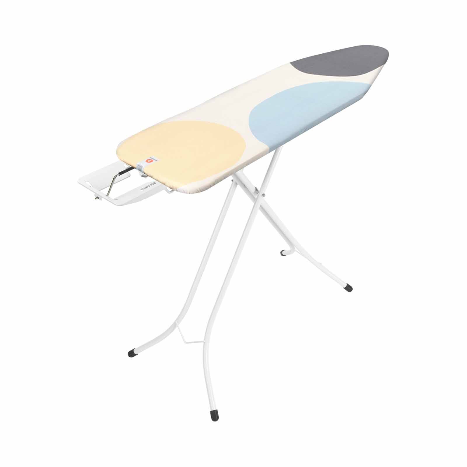 BRABANTIA Ironing Board B, 124x38 Cm, Solid Steam Iron Rest - Spring Bubbles (special Buy) BBT 292644-image 1